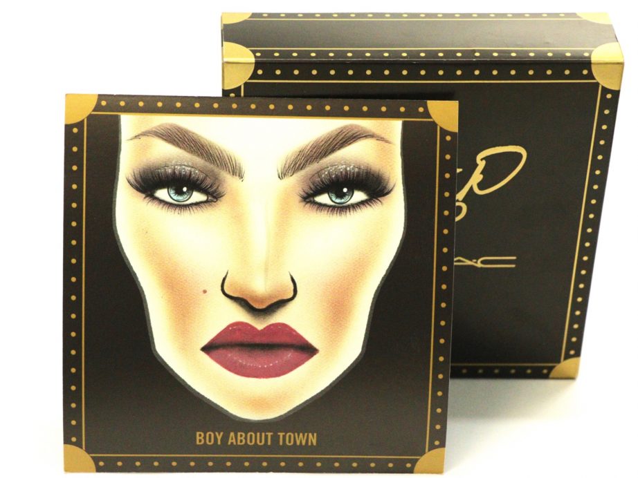 MAC X Patrick Starrr Boy About Town Face Kit Review, Swatches face chart