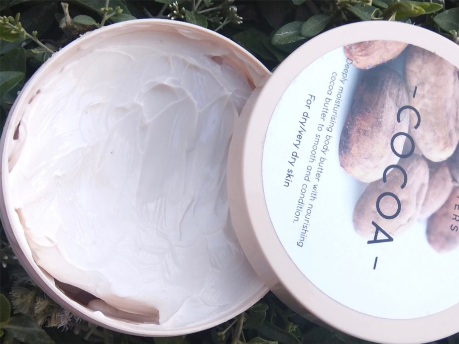 Marks & Spencer Cocoa Body Butter Review open