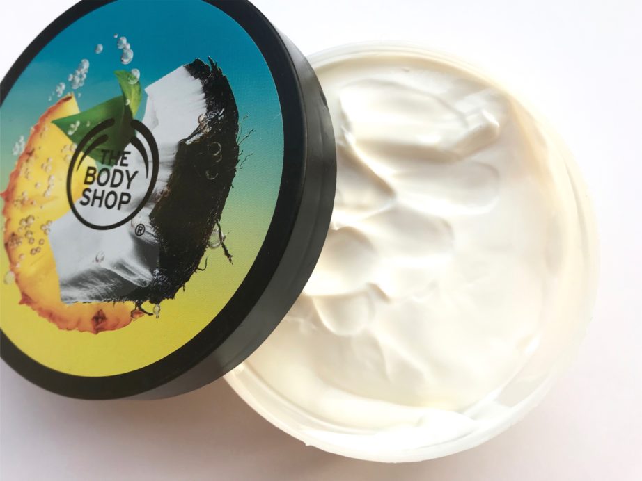 The Body Shop Pinita Colada Body Butter Review focus