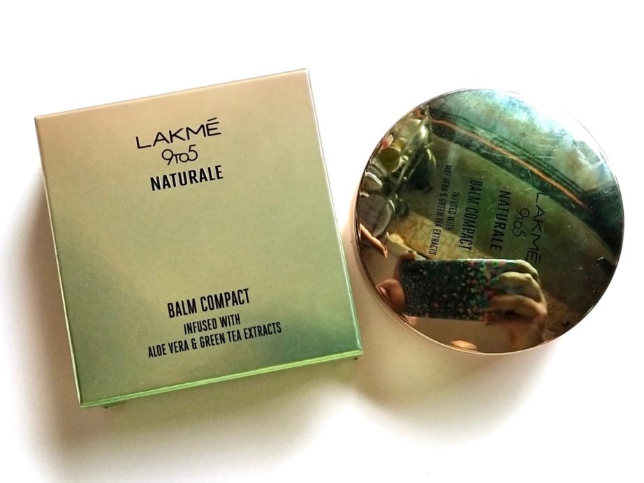 Lakme 9 to 5 Naturale Balm Compact Review, Swatches blog MBF
