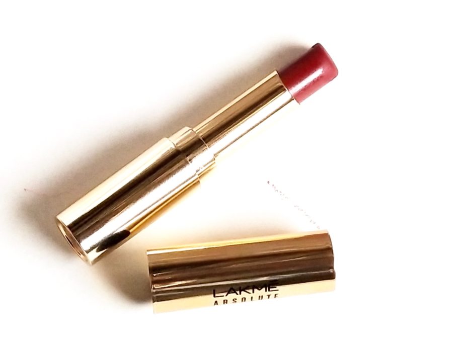Lakme Absolute Matte Ultimate Lip Color Royal Rust Review, Swatch
