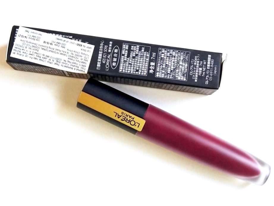L’Oreal Rouge Signature Matte Liquid Lipstick I Enjoy 103 Review