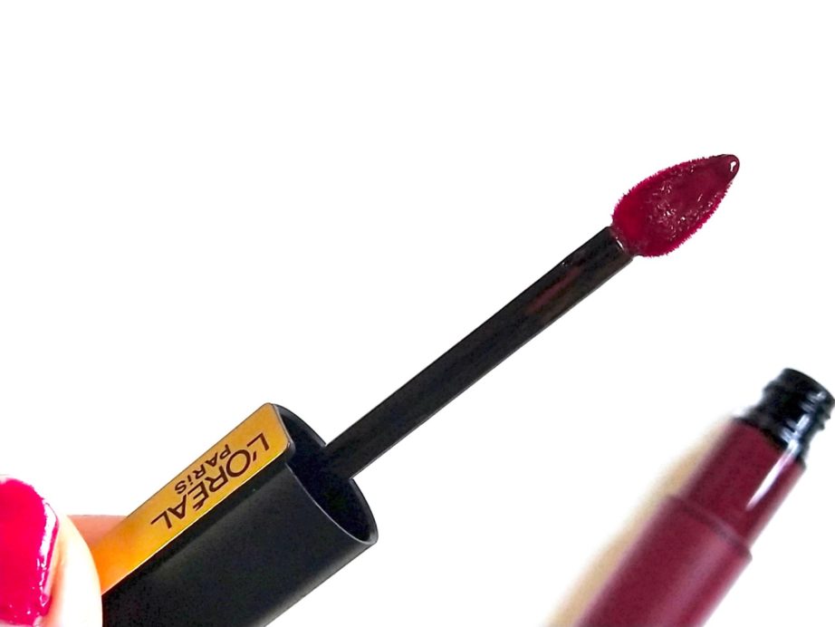 L’Oreal Rouge Signature Matte Liquid Lipstick I Enjoy 103 Review blog MBF Swatches