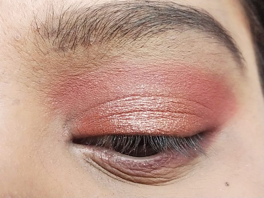 Makeup Revolution I Heart Chocolate Rose Gold EyeShadow Palette Review, Swatches MBF Eye Makeup 1