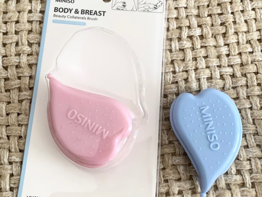 Miniso Body and Breast Beauty Collaterals Brush Review usage