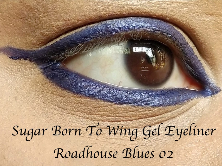 Sugar Born To Wing Gel Eyeliner Roadhouse Blues 02 Review, Swatches MBF Eye Makeup