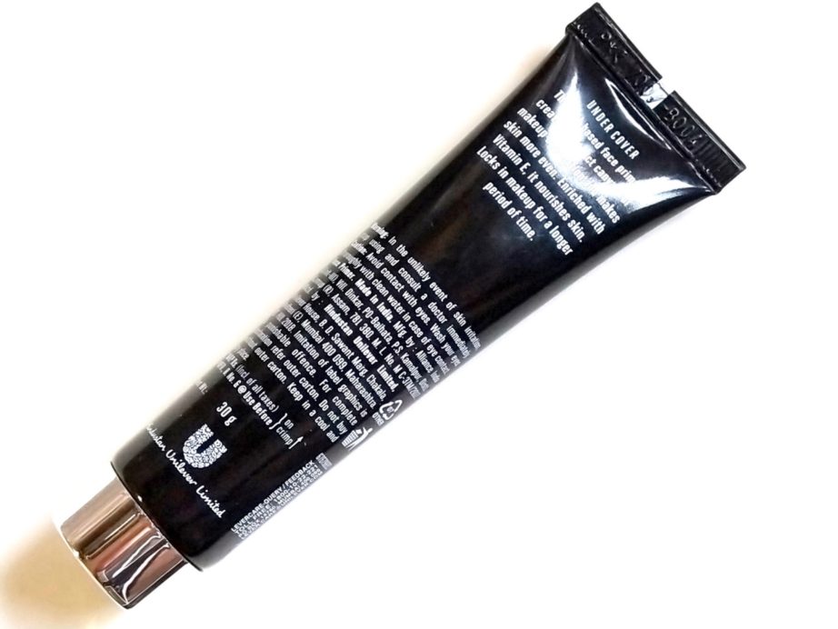 Lakme Absolute Under Cover Gel Primer Review back