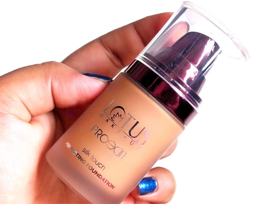Lotus Makeup Proedit Silk Touch Perfecting Foundation Review, Swatches MBF