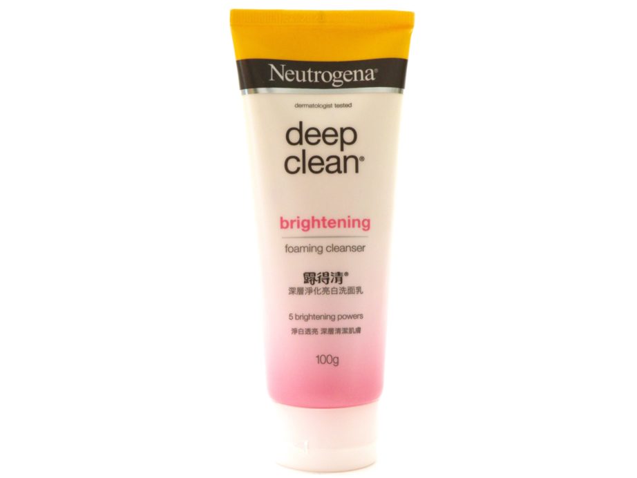 Neutrogena Deep Clean Brightening Foaming Cleanser Review MBF