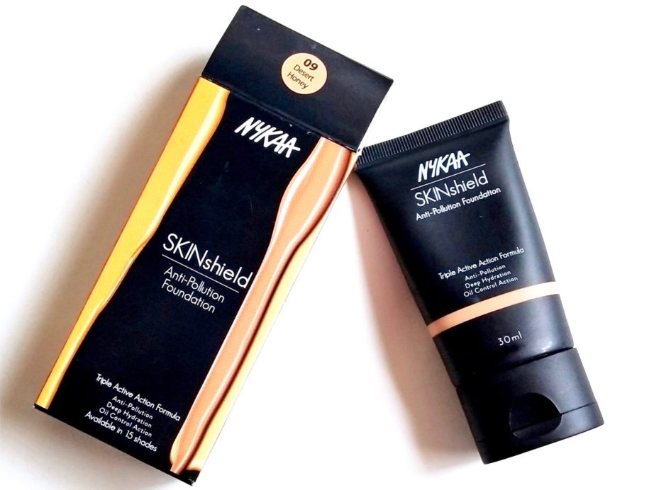 Nykaa SkinShield Anti-Pollution Matte Foundation Review, Swatches