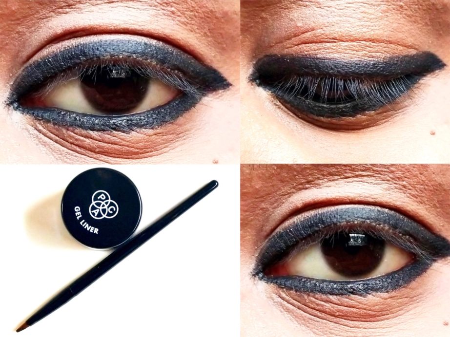 PAC Gel Eye Liner Review, Swatches MBF Blog