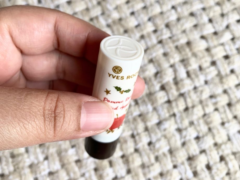 Yves Rocher Pomme Rouge Red Apple Lip Balm Review top