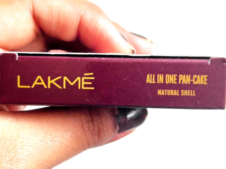 Lakme All In One Pan-Cake Review, Swatches shade