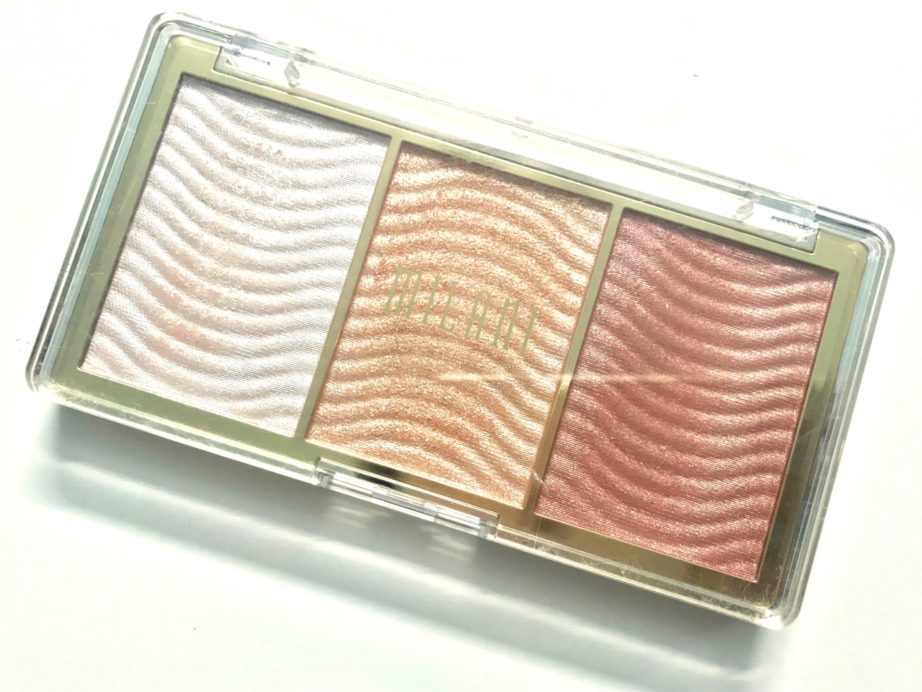 Milani Stellar Lights Highlighter Palette Rose Glow 03 Review, Swatches MBF Blog