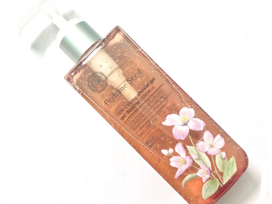 The Face Shop Perfume Seed Rich Creamy Shower Gel Review