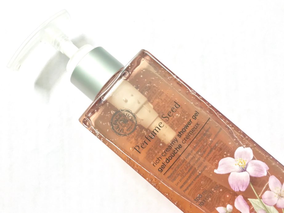 The Face Shop Perfume Seed Rich Creamy Shower Gel Review blog