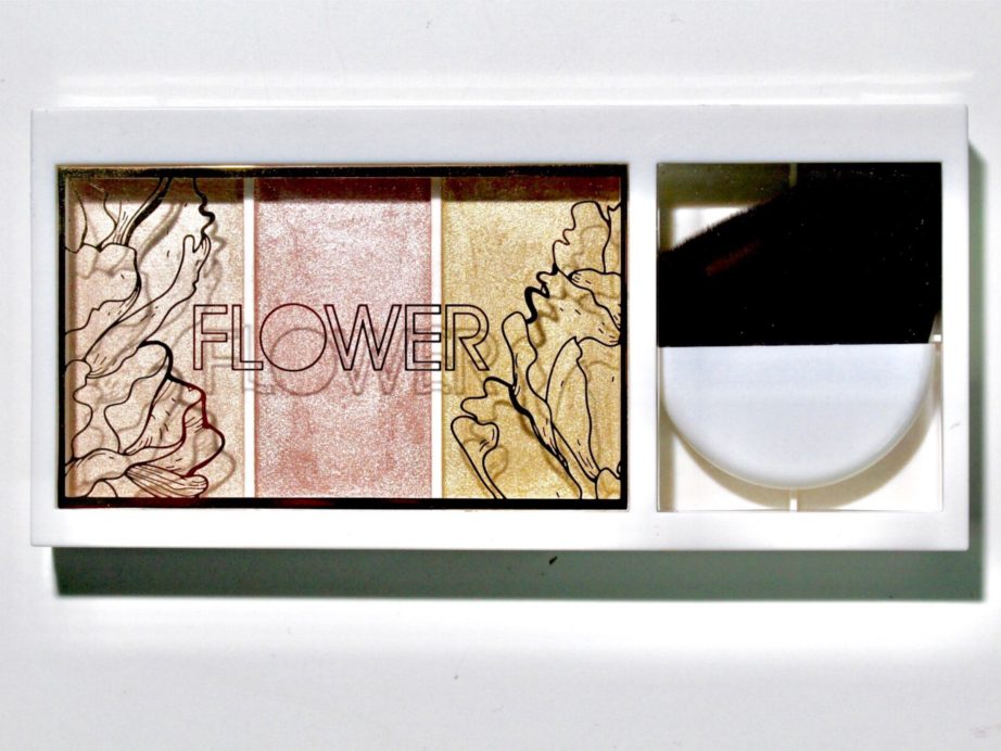 Flower Beauty Shimmer & Strobe Highlighting Palette Review, Swatches
