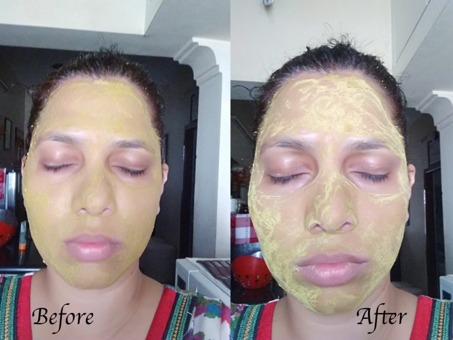 Kama Ayurveda Suvarna Haldi Chandan Brightening Face Pack Review before after