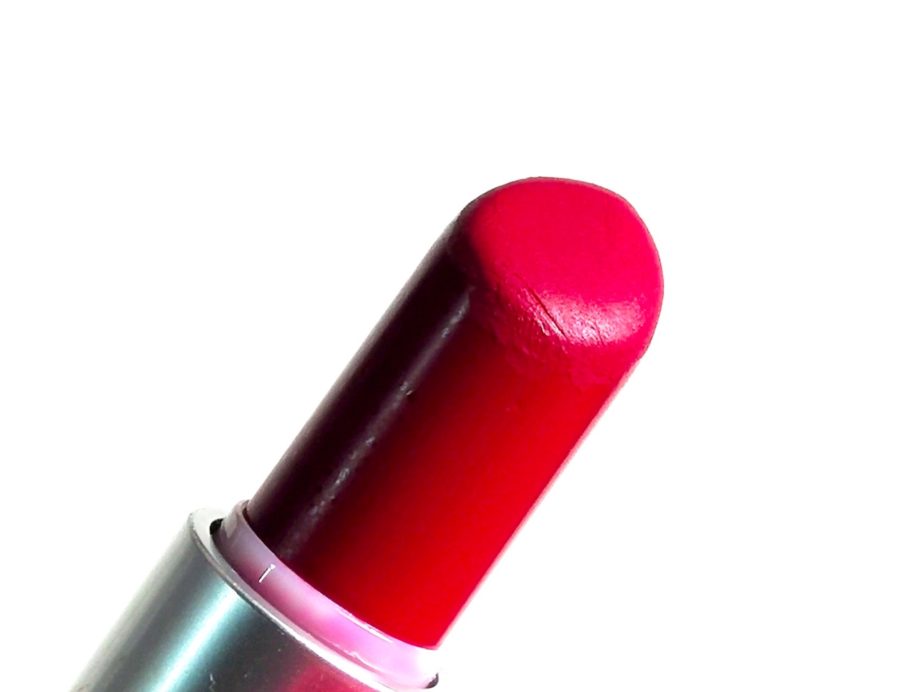 MAC D for Danger Matte Lipstick Review, Swatches focus