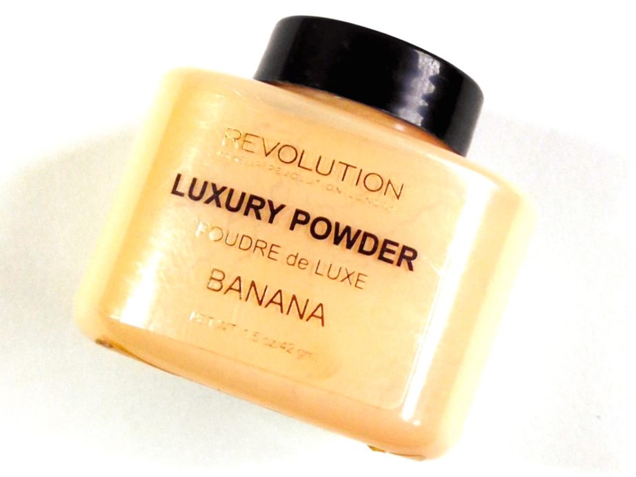 Makeup Revolution Luxury Banana Powder Review Swatches