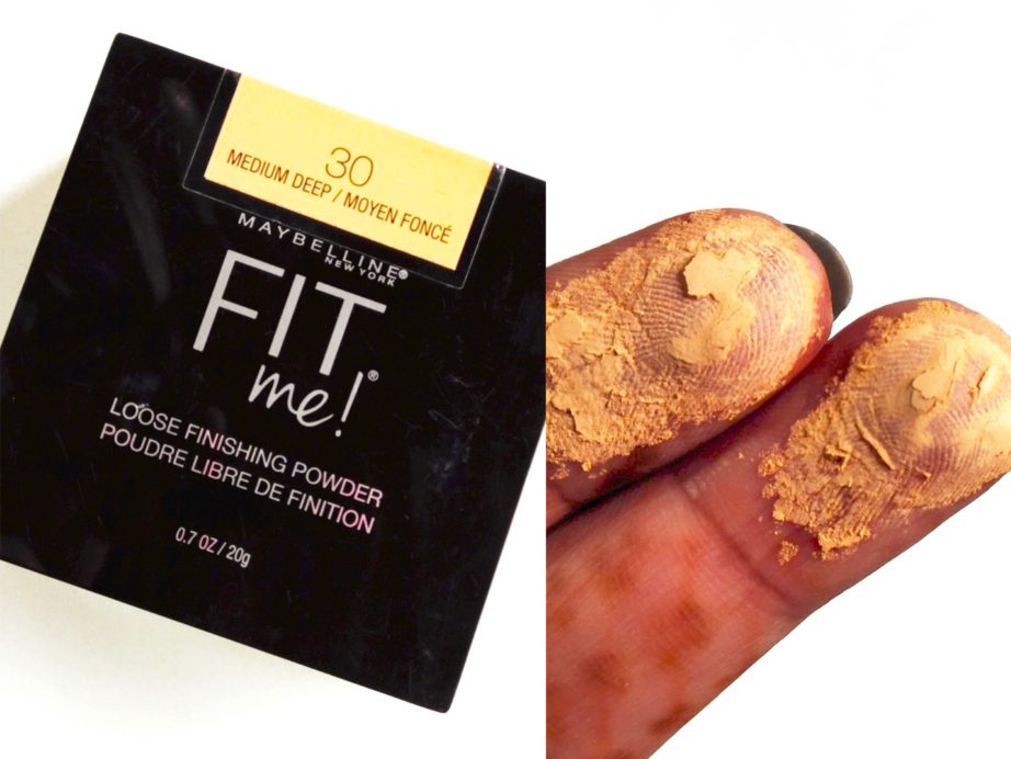 Maybelline Fit me Loose Finishing Powder Review, Swatch