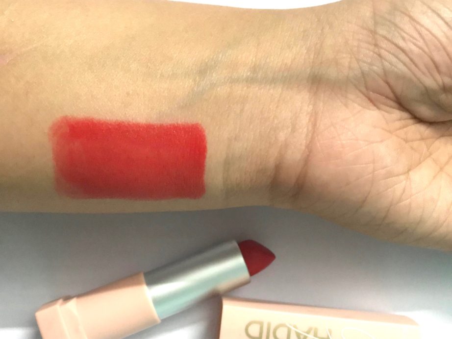 Maybelline X Gigi Hadid Lipstick Lani Review, Swatches skin