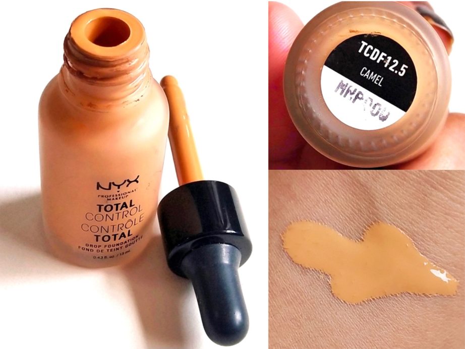 NYX Total Control Drop Foundation Review, Swatches MBF Blog