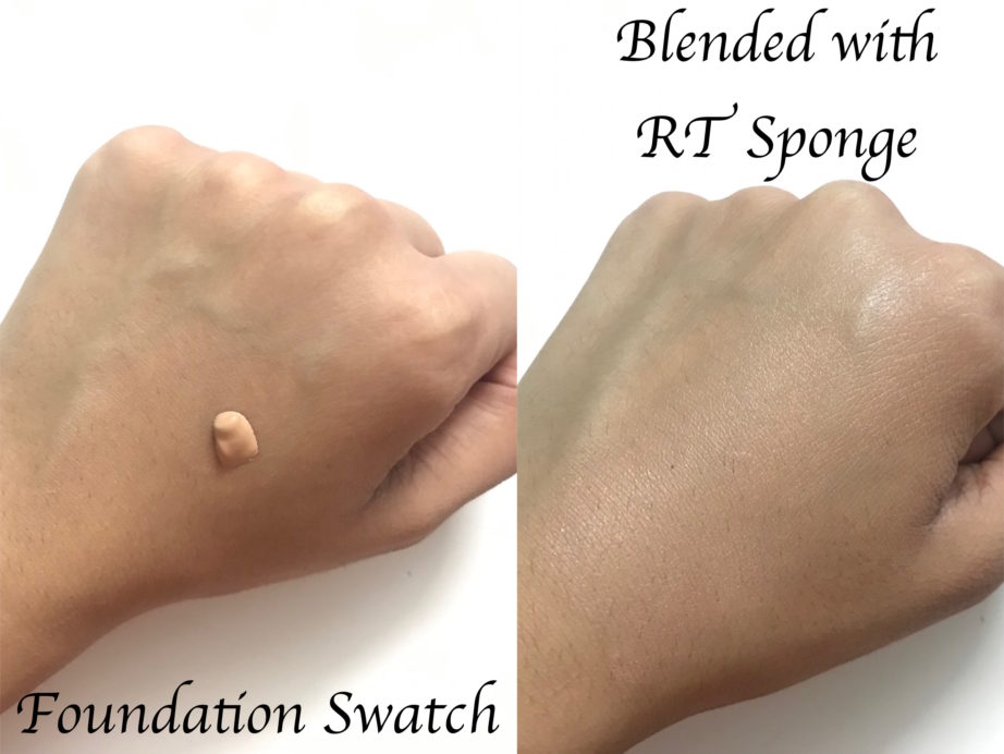Real Techniques Miracle Complexion Sponge Review, Demo before after