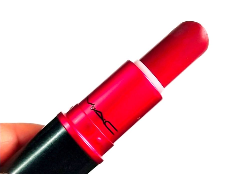 MAC Viva Glam III Lipstick Review, Swatches focus