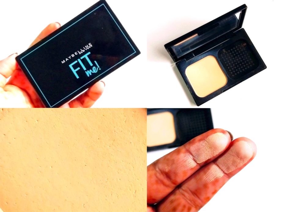 Maybelline Fit Me Powder Foundation Review, Swatches MBF Blog