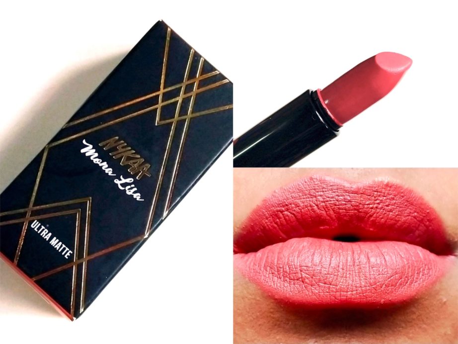 Nykaa Ultra Matte Lipstick Monalisa 09 Review, Swatches