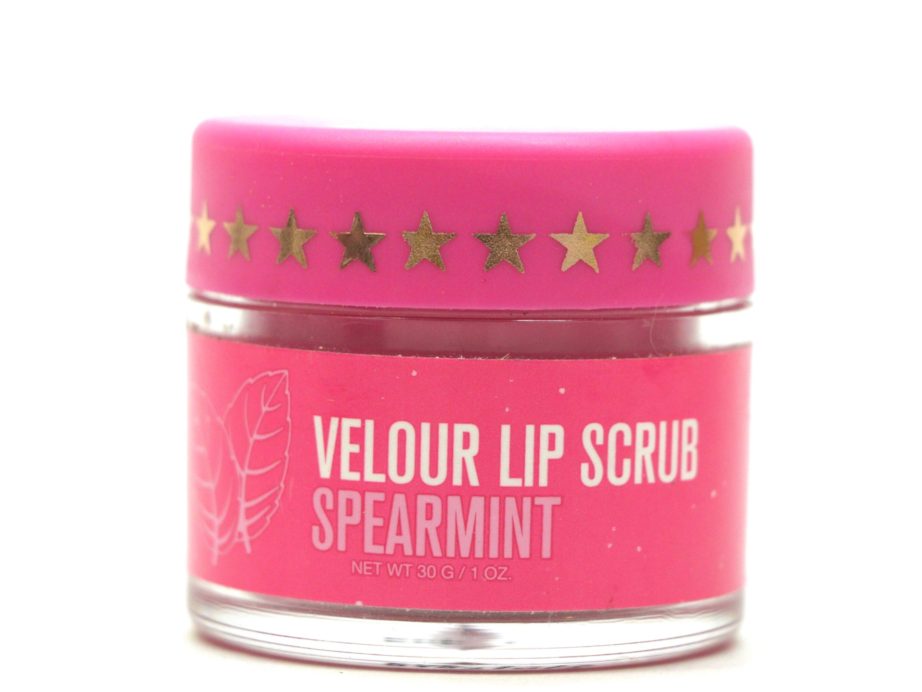 Jeffree Star Velour Lip Scrub Spearmint Review front