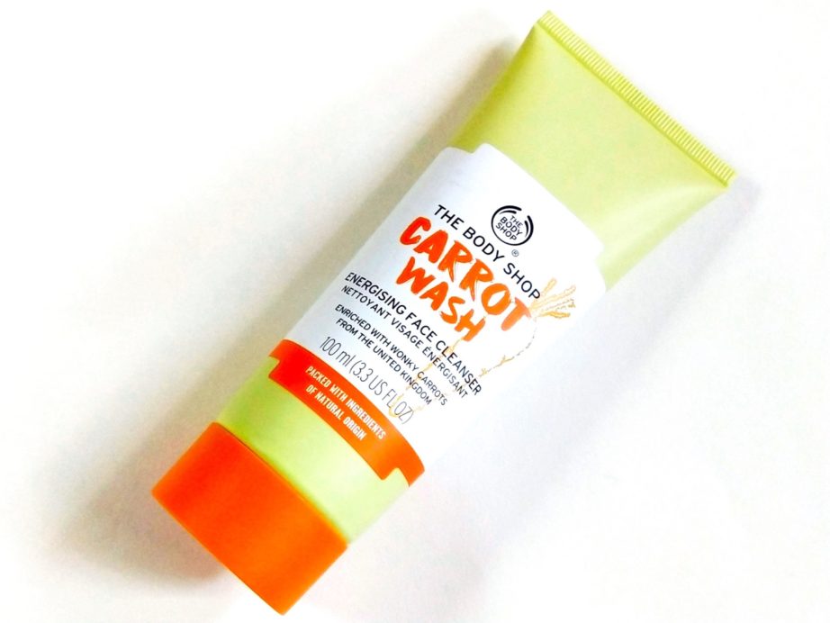 The Body Shop Carrot Wash Energizing Face Cleanser Review