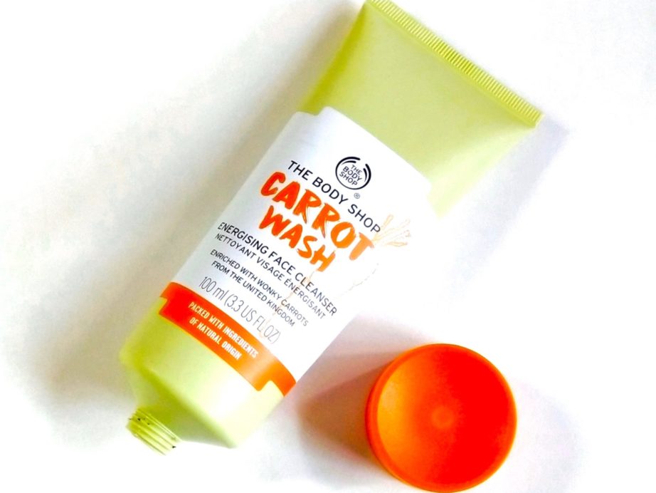 The Body Shop Carrot Wash Energizing Face Cleanser Review MBF