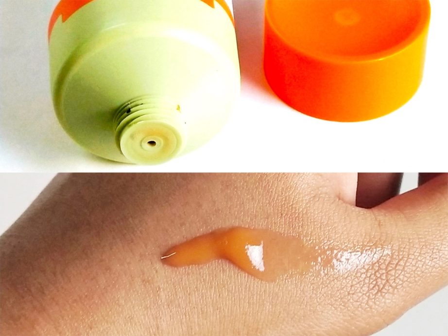 The Body Shop Carrot Wash Energizing Face Cleanser Review swatch