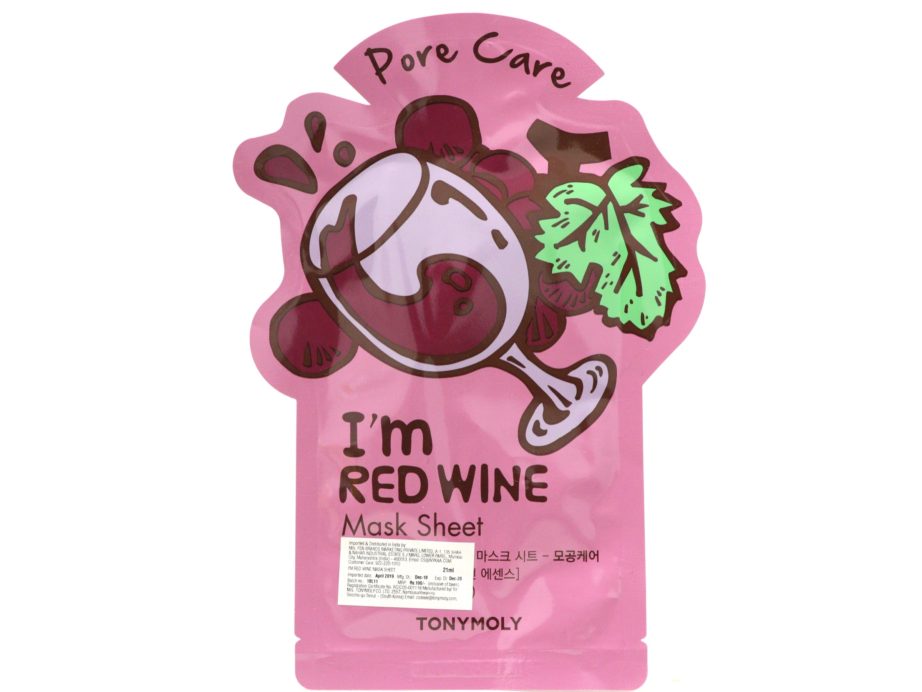 TonyMoly I'm Red Wine Mask Sheet Review