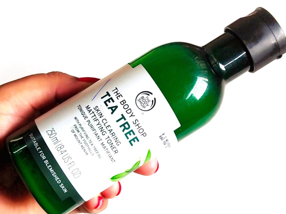 The Body Shop Tea Tree Skin Clearing Mattifying Toner Review MBF Blog