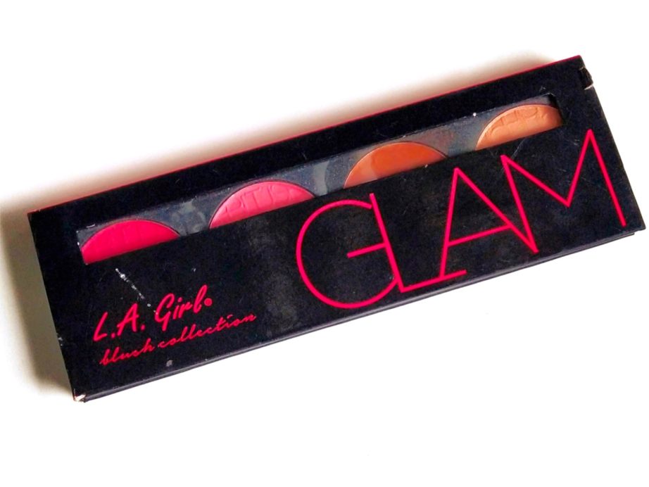 L.A. Girl Glam Beauty Brick Blush Collection Review, Swatches