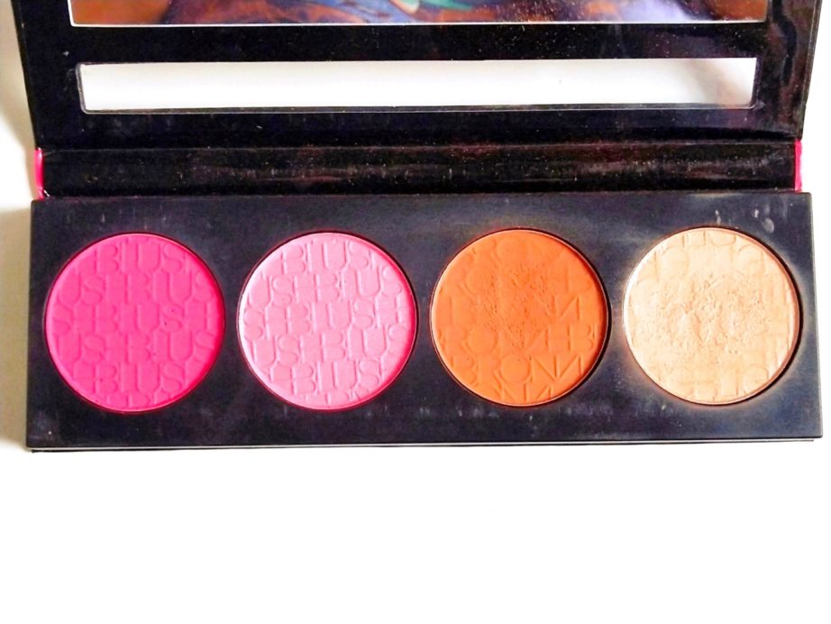 L.A. Girl Glam Beauty Brick Blush Collection Review, Swatches focus