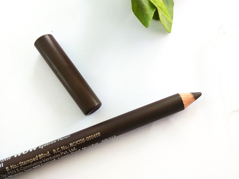 Nykaa Brow Chika WOW Eyebrow Pencil Coven Cocoa 01 Review, Swatches tip