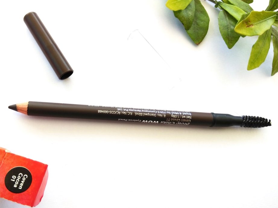 Nykaa Brow Chika WOW Eyebrow Pencil Coven Cocoa Review, Swatches