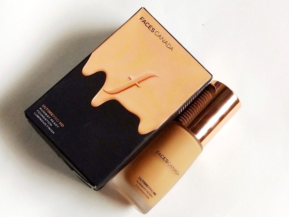 Faces Ultime Pro HD Runway Ready Foundation Review, Swatches