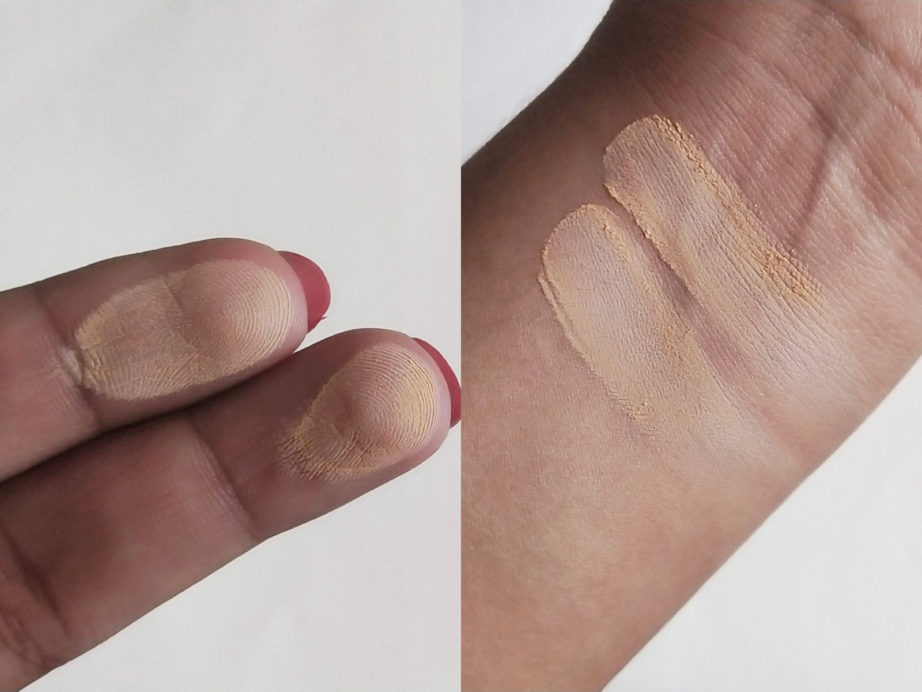 Faces Weightless Stay Matte Compact SPF 20 Review, Swatches on skin