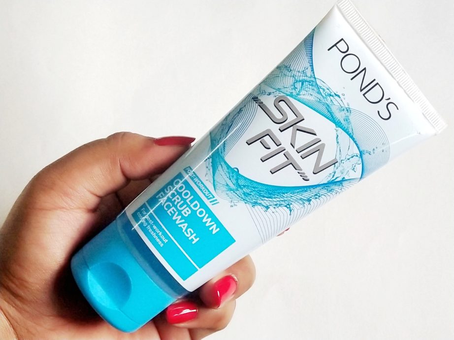 Ponds Skin Fit Post Workout Cooldown Scrub Facewash Review mbf