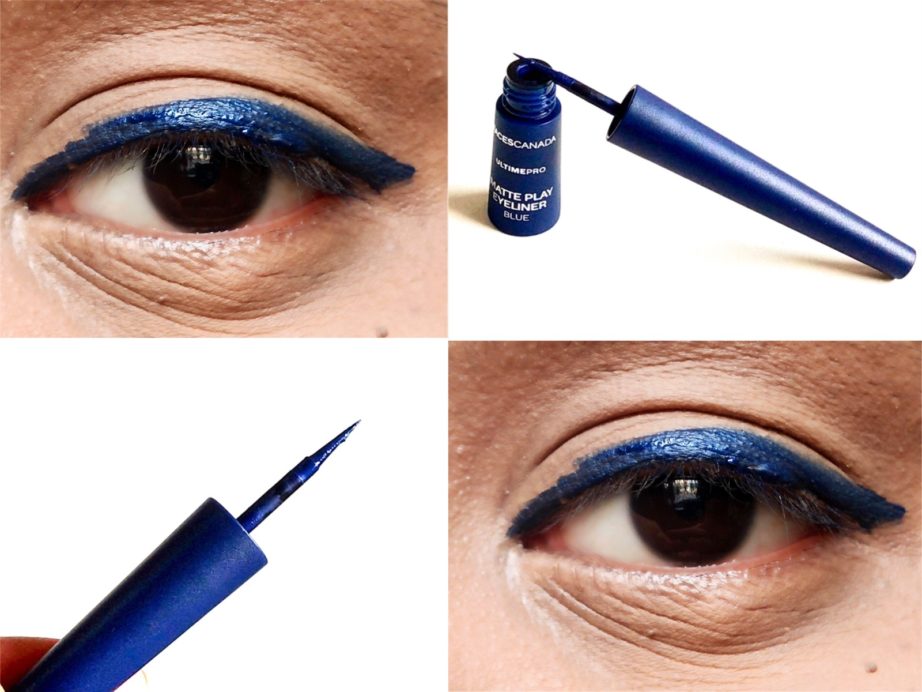 Faces Ultime Pro Matte Play Eyeliner Blue Sapphire Review, Swatches MBF Blog