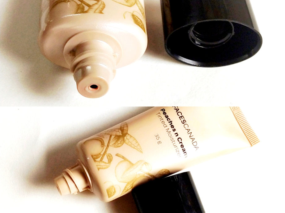 Faces Ultime Pro Peaches N Tinted Moisturizer Review, Swatches blog