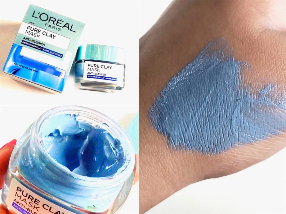 L'Oreal Pure Clay Anti Blemish Blue Review