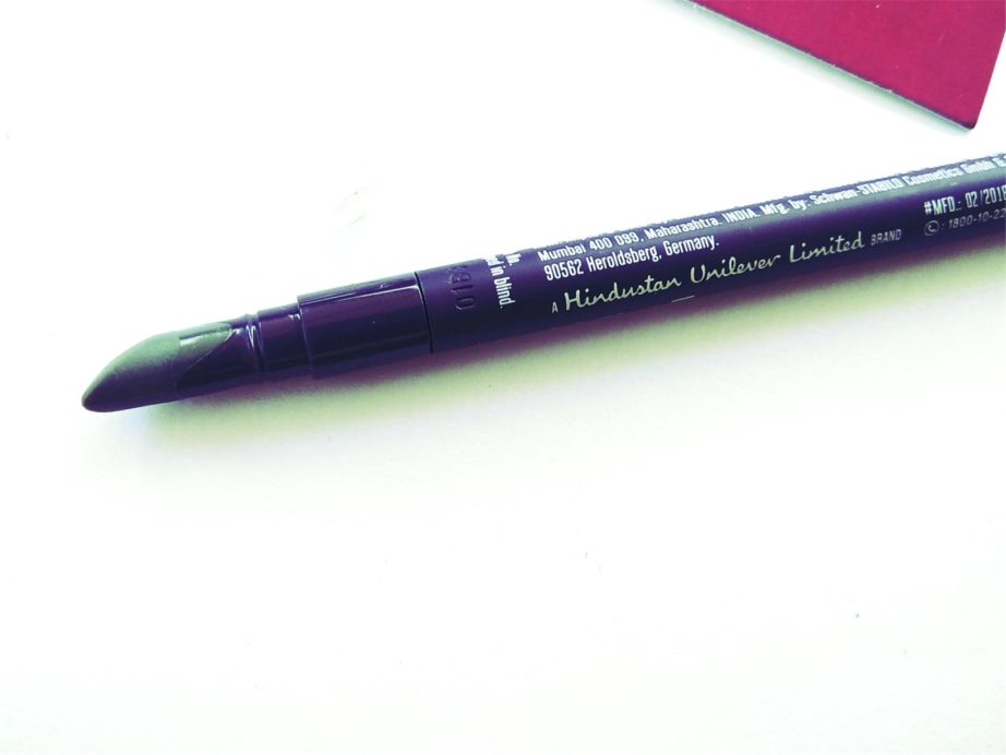 Lakme Absolute Kohl Ultimate Kajal Royal Purple Review, Swatches smudger