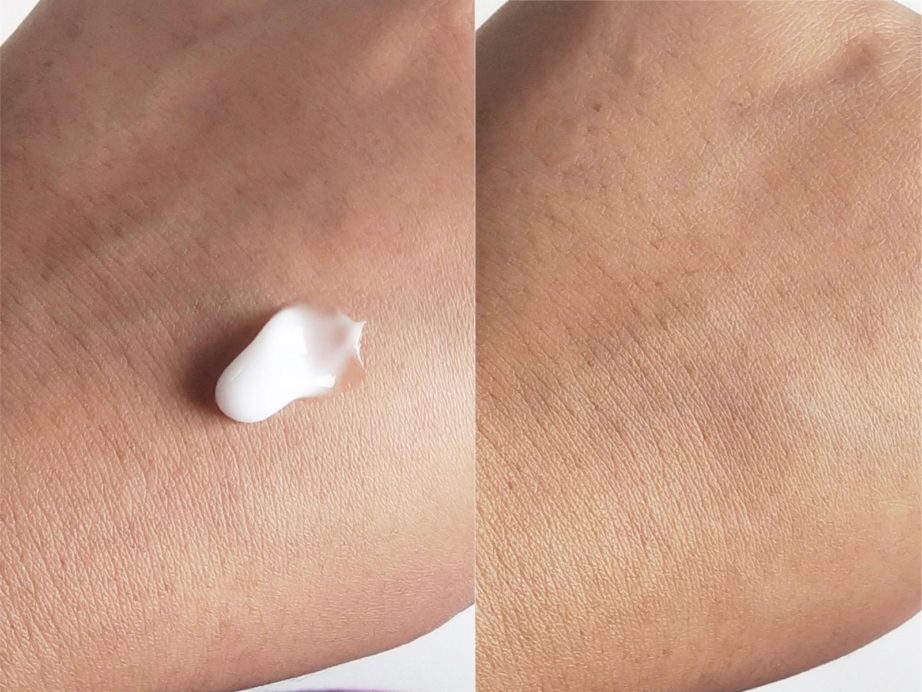 Nivea Hand Cream Refreshing Glycerine & Aloe Vera Review swatches before after
