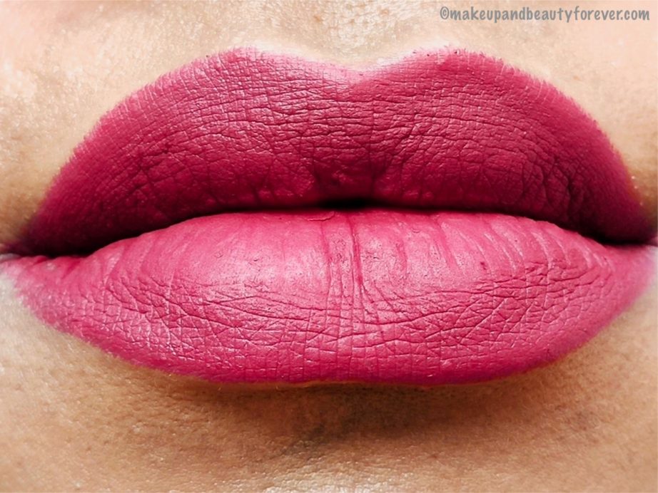Faces Scandalous 13 Ultime Pro Hd Intense Matte Lips + Primer Lipstick Review, Swatches MBF Blog on Lips